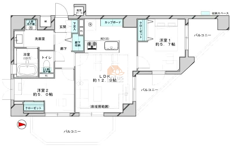 グランシティ西荻窪207間取図