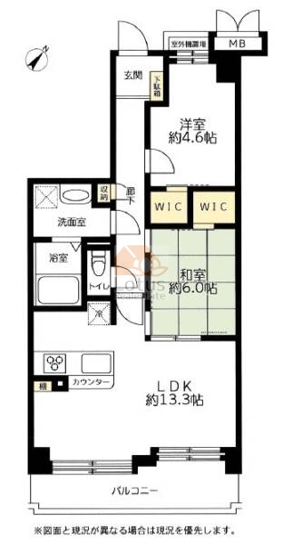 クレストコート杉並方南町5階間取図