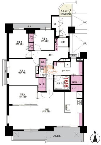 パークシティ光が丘1108間取図