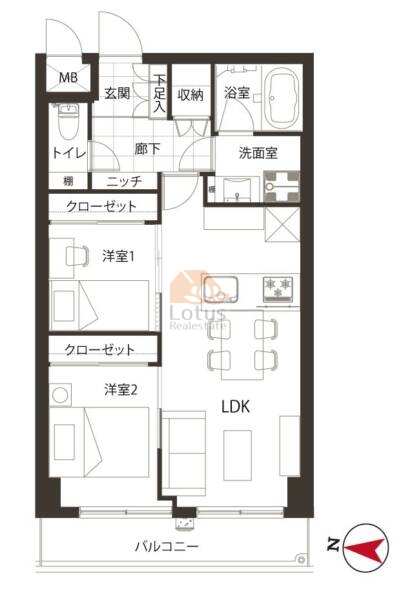 シャンボール三軒茶屋903間取図