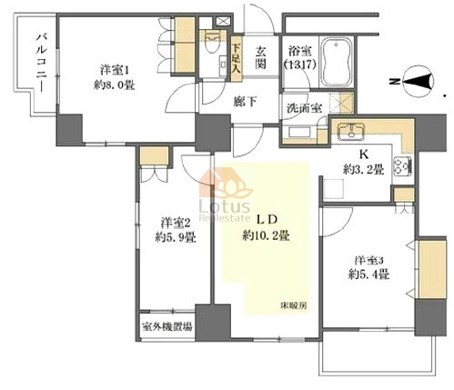 パークシティ杉並201間取図