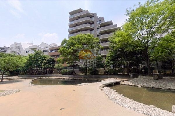 オーベル本所吾妻橋親水公園外観２｜東側には大横川親水公園があります。