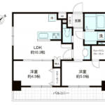 リバーサイドタワー蔵前1101　リビング（ダイニング）