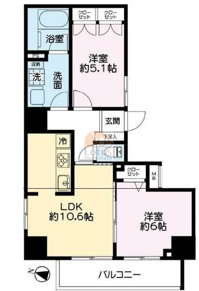 フォースター浅草今戸10階間取図
