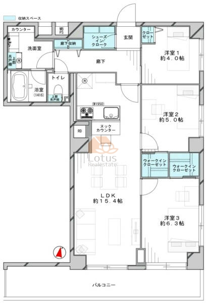 新小岩スカイハイツ706間取図