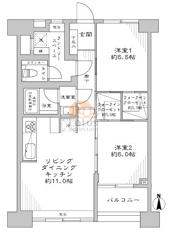 牡丹町住宅803間取図