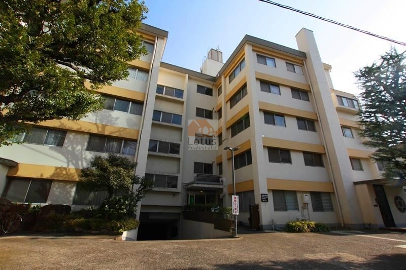 初台マンション　外観｜初台マンションは昭和42年築、5階建てのマンションです。