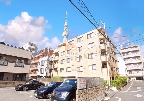 レジェンド吾妻橋外観１｜レジェンド吾妻橋は平成2年築、5階建てのマンションです。