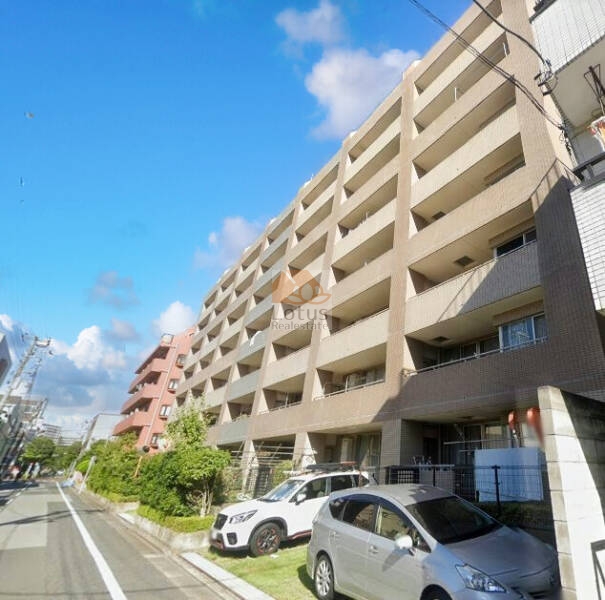 西葛西ガーデンハウス外観１｜西葛西ガーデンハウスは平成10年築、9階建てのマンションです。