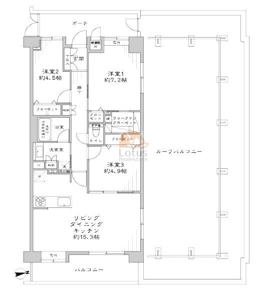 カルム新小岩706間取図