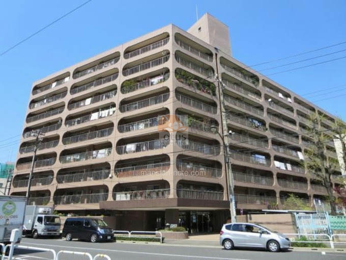 日商岩井東品川マンション外観４｜日商岩井東品川マンションは、昭和48年築、9階建てのマンションです。