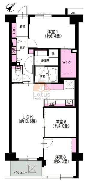 メイツ新桜台307間取図