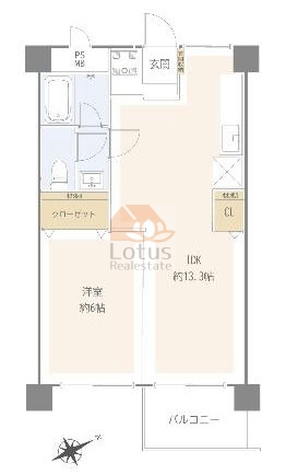トーア不動前マンション404間取図