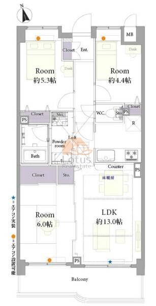 ドラゴンマンション青戸壱番館703間取図