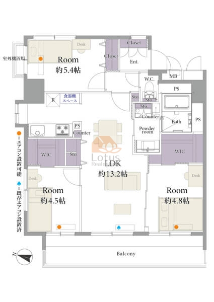 ラベルティ小岩301間取図