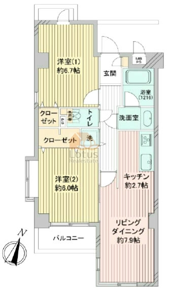 ウインベルコーラス青砥301間取図