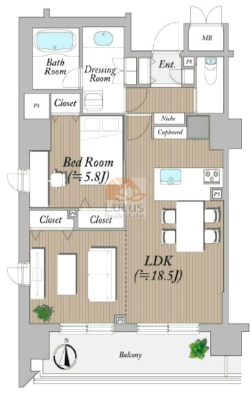 ディナスカーラ亀戸２301間取図