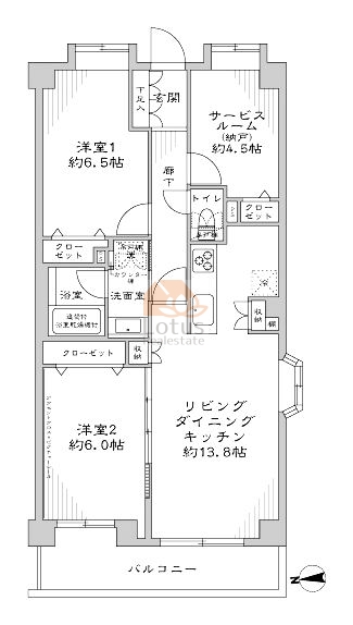 ロイヤルステージ井草304間取図