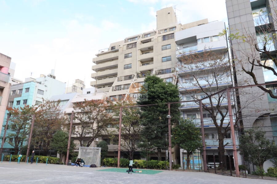 グローイン新宿御苑外観1｜グローイン新宿御苑は昭和60年築、13階建のマンションです。