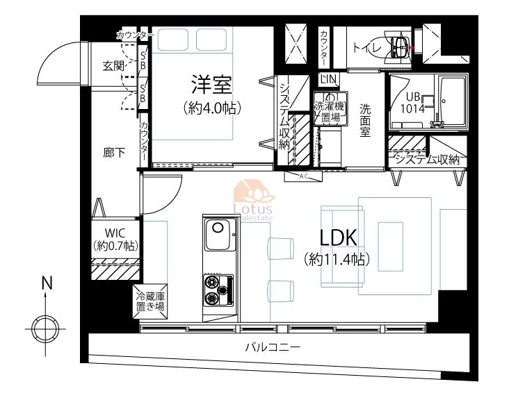 三恵池袋ハイツ701間取図