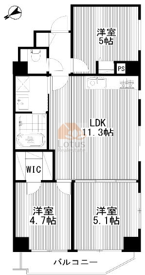 グレースヒル８９５401間取図