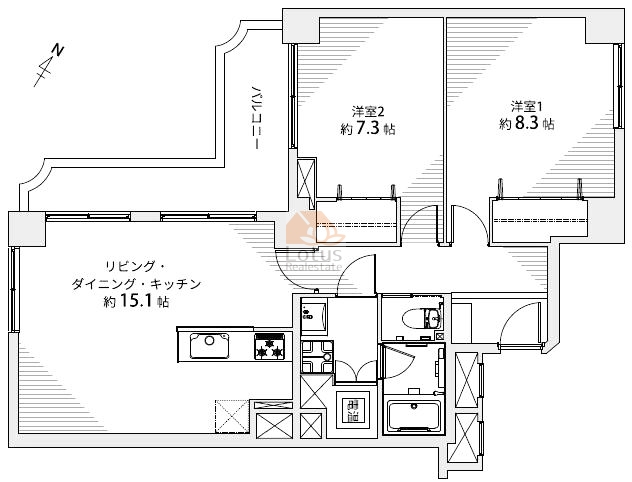 ウインザーハイム桜新町206間取図