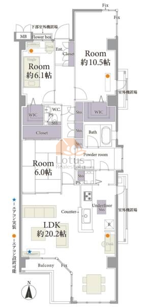 シーアイマンションオヴェスト新小岩113間取図