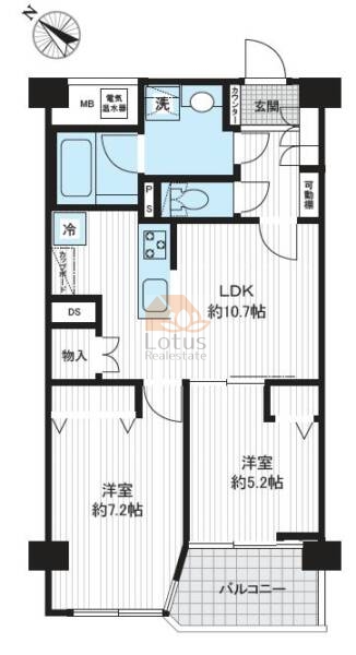 グリーンパーク第6綾瀬203間取図