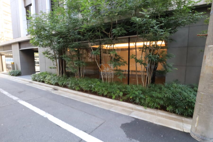 シティハウス森下ステーションコート共用部2｜公道からエントランスホールを見た写真です。