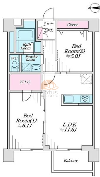 北砂四丁目住宅819間取図