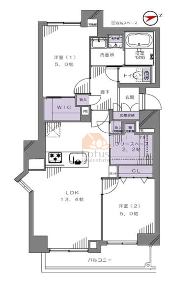 グランドメゾン野沢304間取図