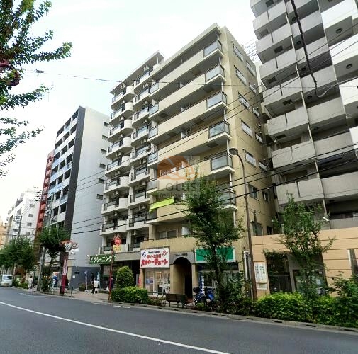 リレント三軒茶屋外観１｜リレント三軒茶屋は昭和59年築、8階建てのマンションです。