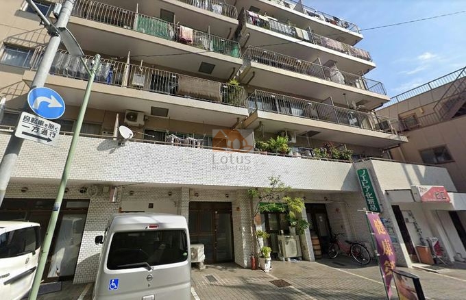 ＧＳハイム中延外観３｜ＧＳハイム中延は1982年（昭和57年）に建てられた6階建て。