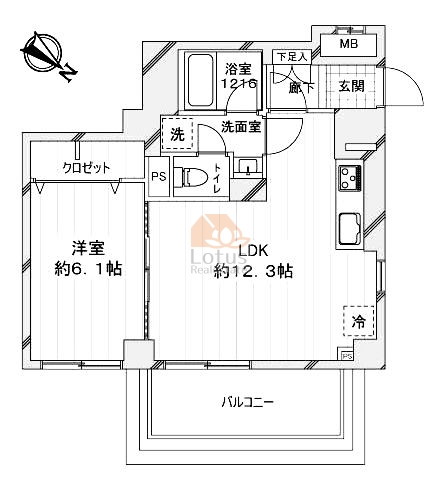 シェトワ白金台3階間取図