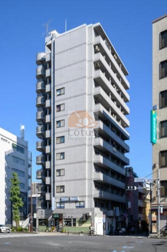 コスモ北千住外観１｜コスモ北千住は昭和62年築、12階建てのマンションです。