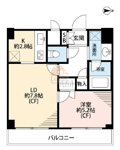 藤和シティコープ練馬7階間取図