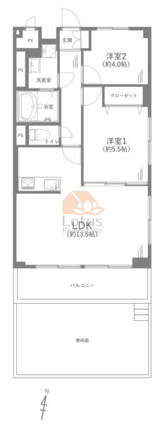 石神井公園マンション112間取図