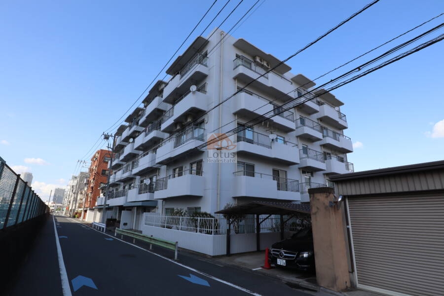 ライオンズマンション柳島外観11｜ライオンズマンション柳島は昭和55年築、5階建てのマンションです。