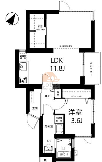 西原ｇｓマンション201間取図