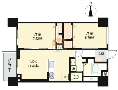 北砂四丁目住宅２階間取図