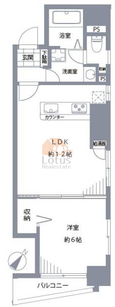 エクレール入谷403間取図