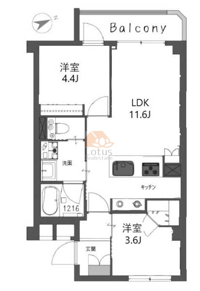 ニューライフ東品川601間取図