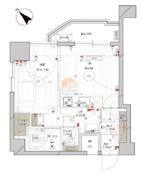 サンビューハイツ松濤501間取図