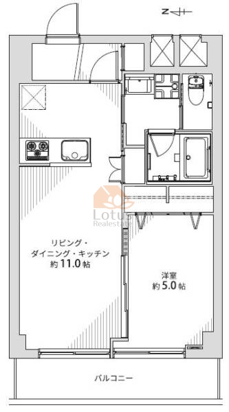 ｇｓハイム中延602間取図