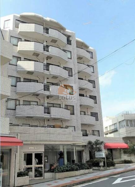 レジデンシャルステート白金外観2｜サンビューハイツ松濤は昭和58年築、7階建てのマンションです。