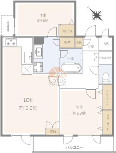 カーネ西早稲田601間取図