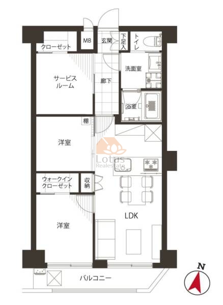 ニックハイム錦糸町503間取図