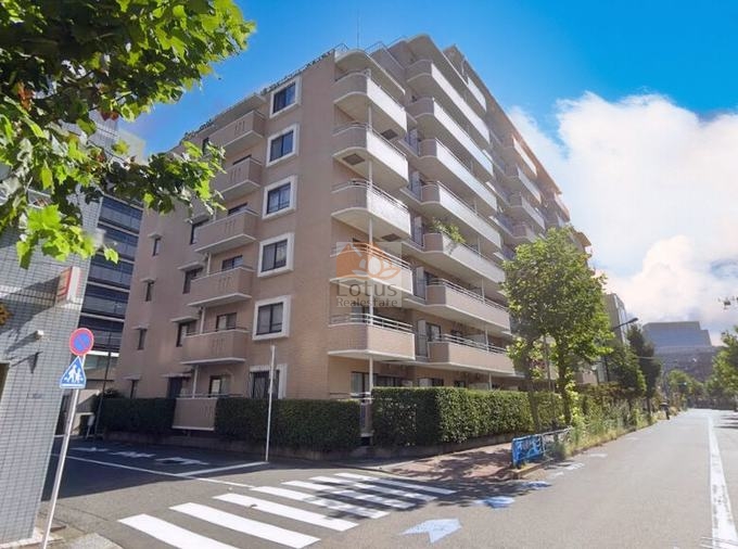 門前仲町ハイム外観２｜門前仲町ハイムは昭和58年築、9階建てのマンションです。
