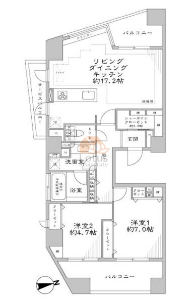 ユニーブル杉並高円寺903間取図