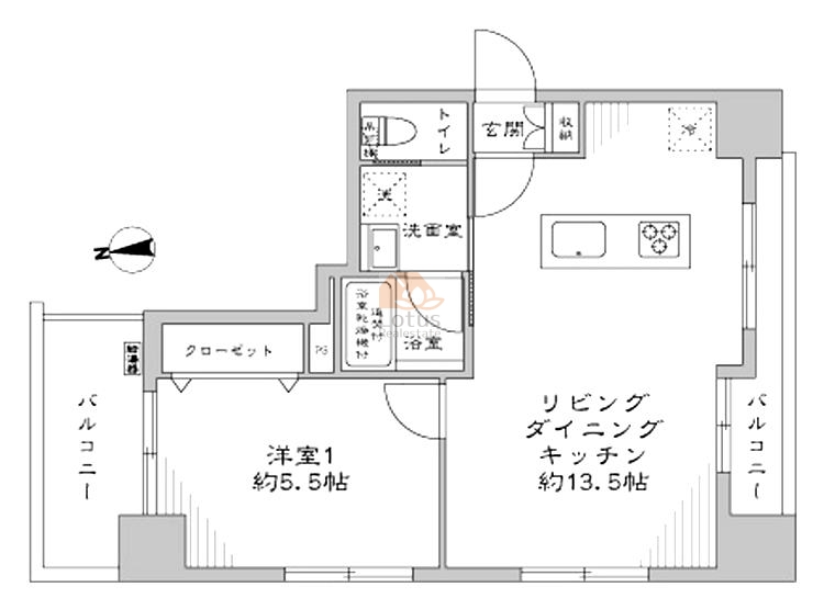 ノバ新宿702間取図